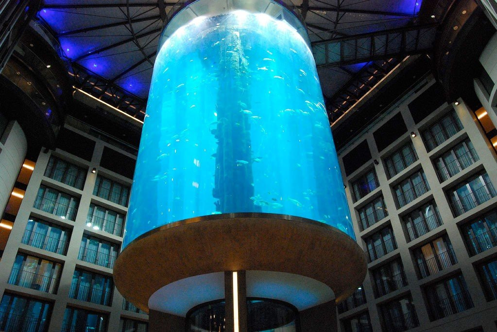 Aquadom Aquarium στο Radisson SAS Hotel Berlin!