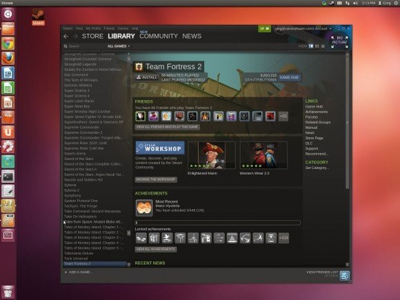 Διαθέσιμος ο Steam client για συστήματα Linux σε έκδοση beta με 26 παιχνίδια