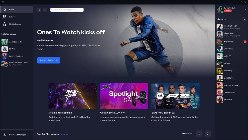 EA App: Η νέα πλατφόρμα της εταιρείας για Windows PCs