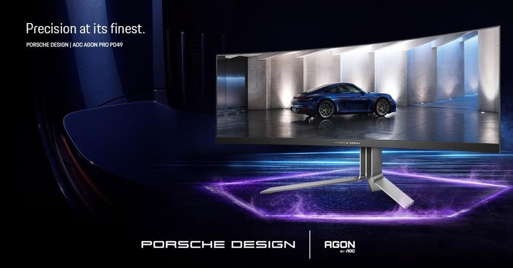 Η Porsche Design και η AGON by AOC αποκαλύπτουν το νέο κυρτό gaming monitor PD49