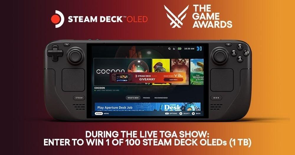 The Game Awards 2023: Κληρώνει 100 δωρεάν Steam Deck OLED 1TB!