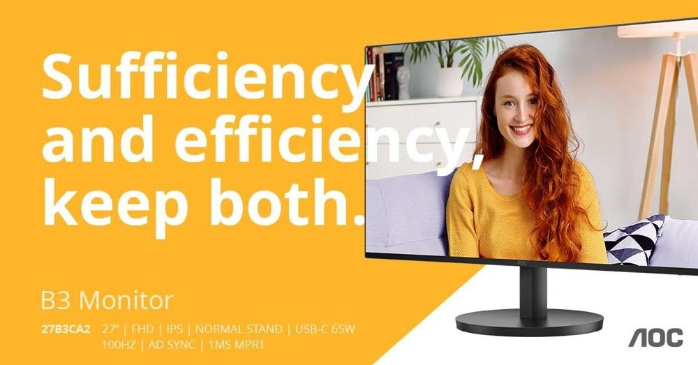 AOC B3 Series: Η νέα σειρά οθονών αναβαθμίζει τους χώρους εργασίας