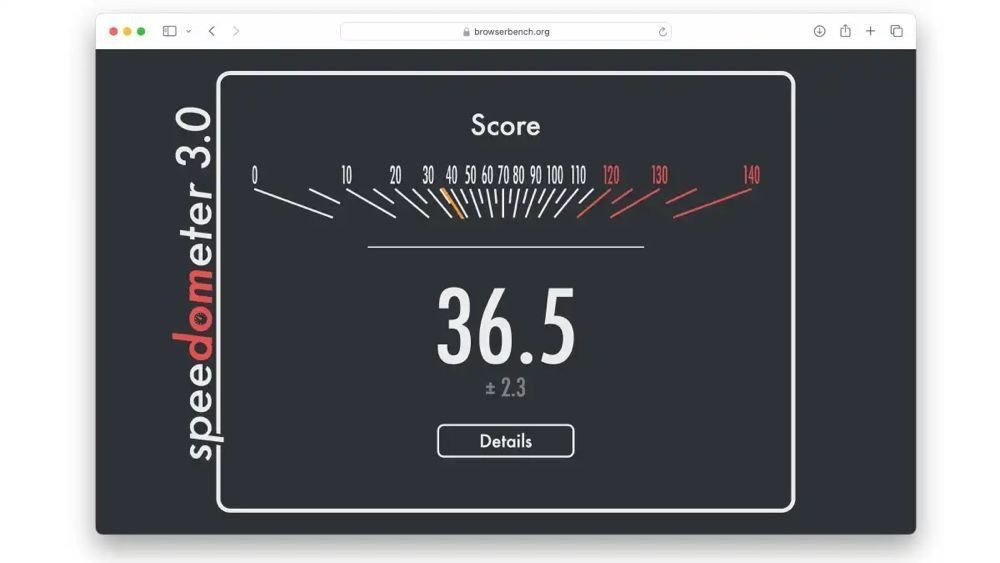 Speedometer 3.0: Έλεγχος της ταχύτητας των web browsers με μεγαλύτερη αξιοπιστία