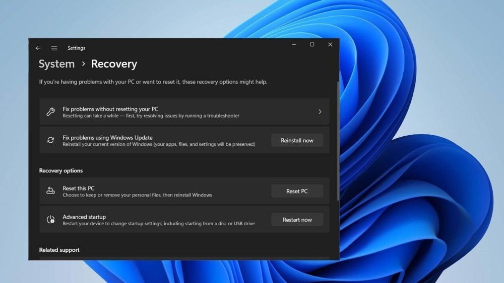 Πως να επανεγκαταστήσεις το Windows 11 χωρίς να χάσεις τίποτα