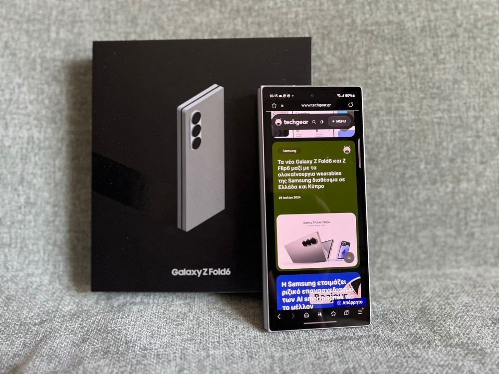 Samsung Galaxy Z Fold6 Review: Παραμένει το καλύτερο, αλλά με δύο αστερίσκους