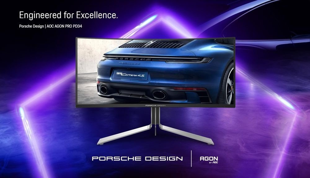 Νέα Porsche Design AOC AGON PRO PD34 για ultrawide gaming στο μέγιστο