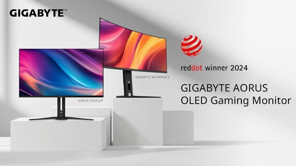 Red Dot Design Award για τα OLED gaming monitors της GIGABYTE