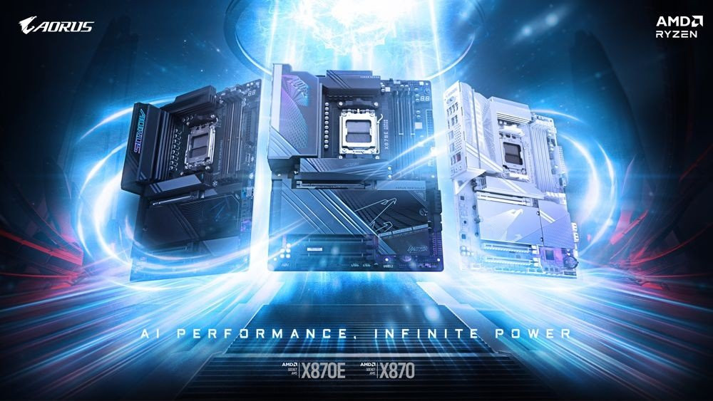 GIGABYTE X870E και X870: Οι νέες motherboard αυξάνουν την συνολική ισχύ και τις επιδόσεις ΑΙ