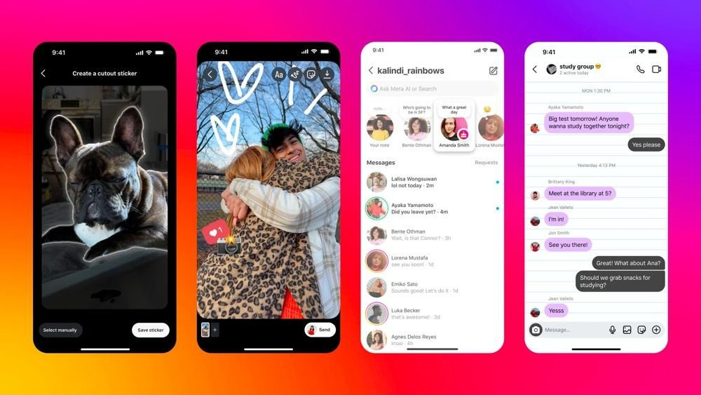 Instagram: Ενισχύει τα DMs με stickers, θέματα και επεξεργασία εικόνας