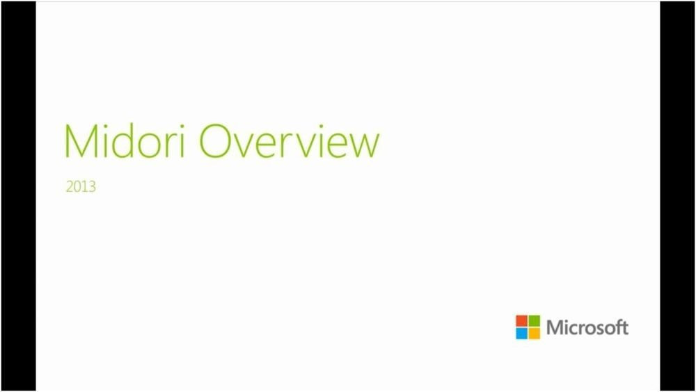 Κι όμως, η Microsoft σκόπευε να αντικαταστήσει το Windows OS με το project Midori!
