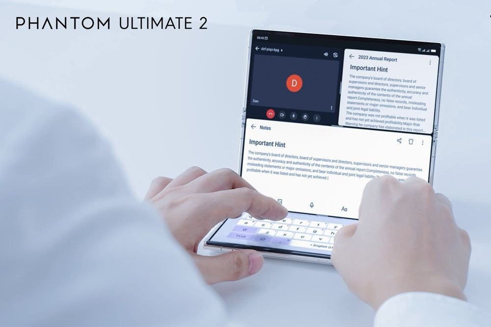 Tecno Phantom Ultimate 2: Ένα άκρως εντυπωσιακό concept για trifoldable smartphone