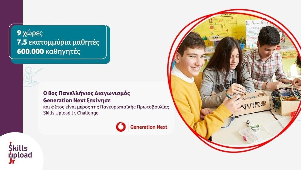 8ος Πανελλήνιος Διαγωνισμός Generation Next για μαθητές από όλη την Ελλάδα