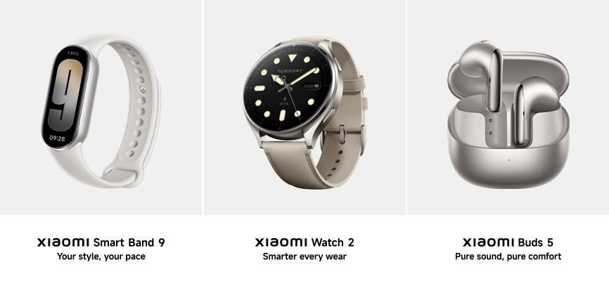 Xiaomi Buds 5, Smart Band 9, Watch 2 και όλες οι νέες AIoT συσκευές της εταιρείας