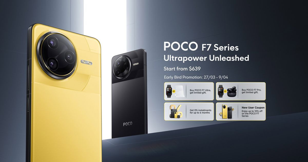 POCO F7 Series: Απόλυτη δύναμη, αβίαστη απόδοση! Τιμές για Ελλάδα
