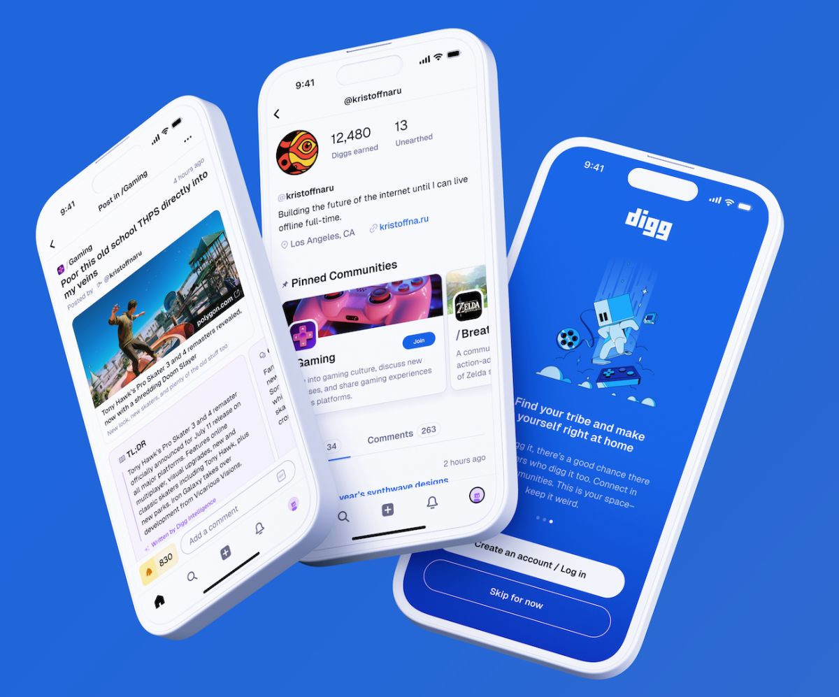 Το Digg επιστρέφει! Δείτε τα πρώτα screenshots