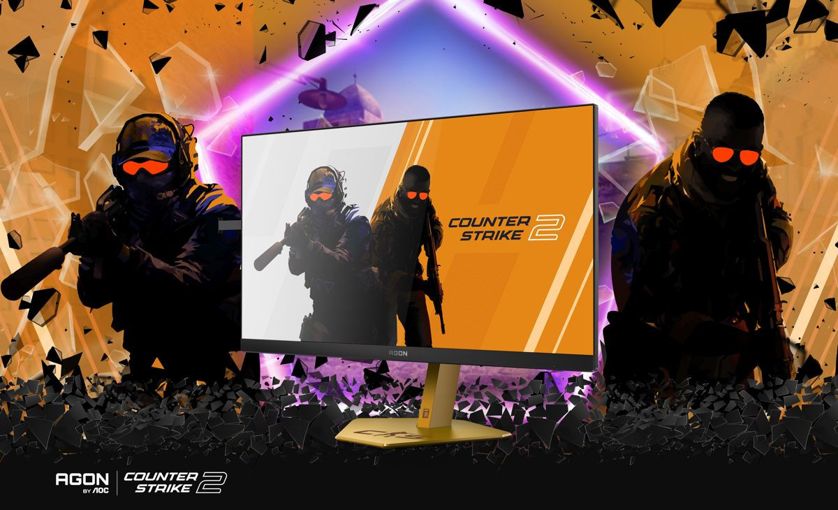 AGON by AOC × Counter-Strike 2 CS24A και AG246FK6: απόδοση παγκόσμιας κλάσης στα 610 Hz