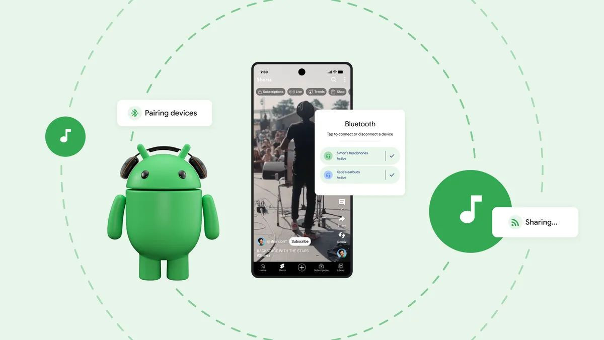Η Google φέρνει την ταυτόχρονη σύνδεση διαφορετικών Bluetooth ακουστικών σε μία συσκευή