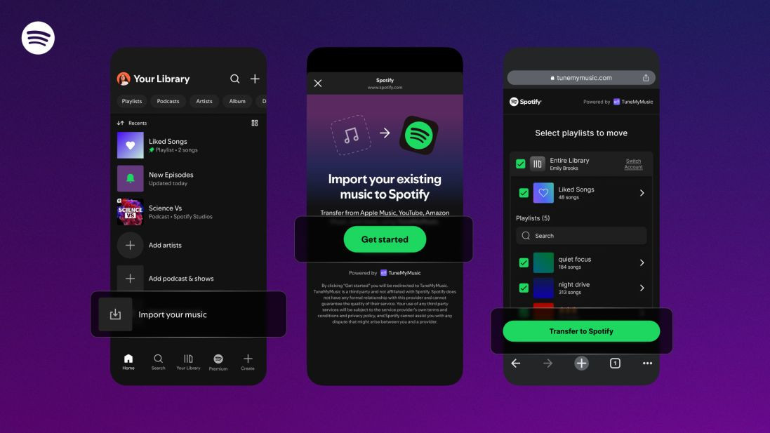 Η Spotify διευκολύνει σημαντικά τη μεταφορά playlists από άλλες υπηρεσίες
