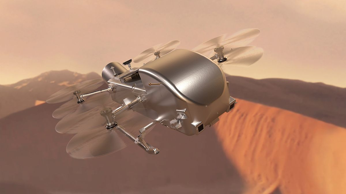 Dragonfly: Η NASA ετοιμάζει το οκτακόπτερο που θα αναζητήσει τα ίχνη της ζωής στον Τιτάνα