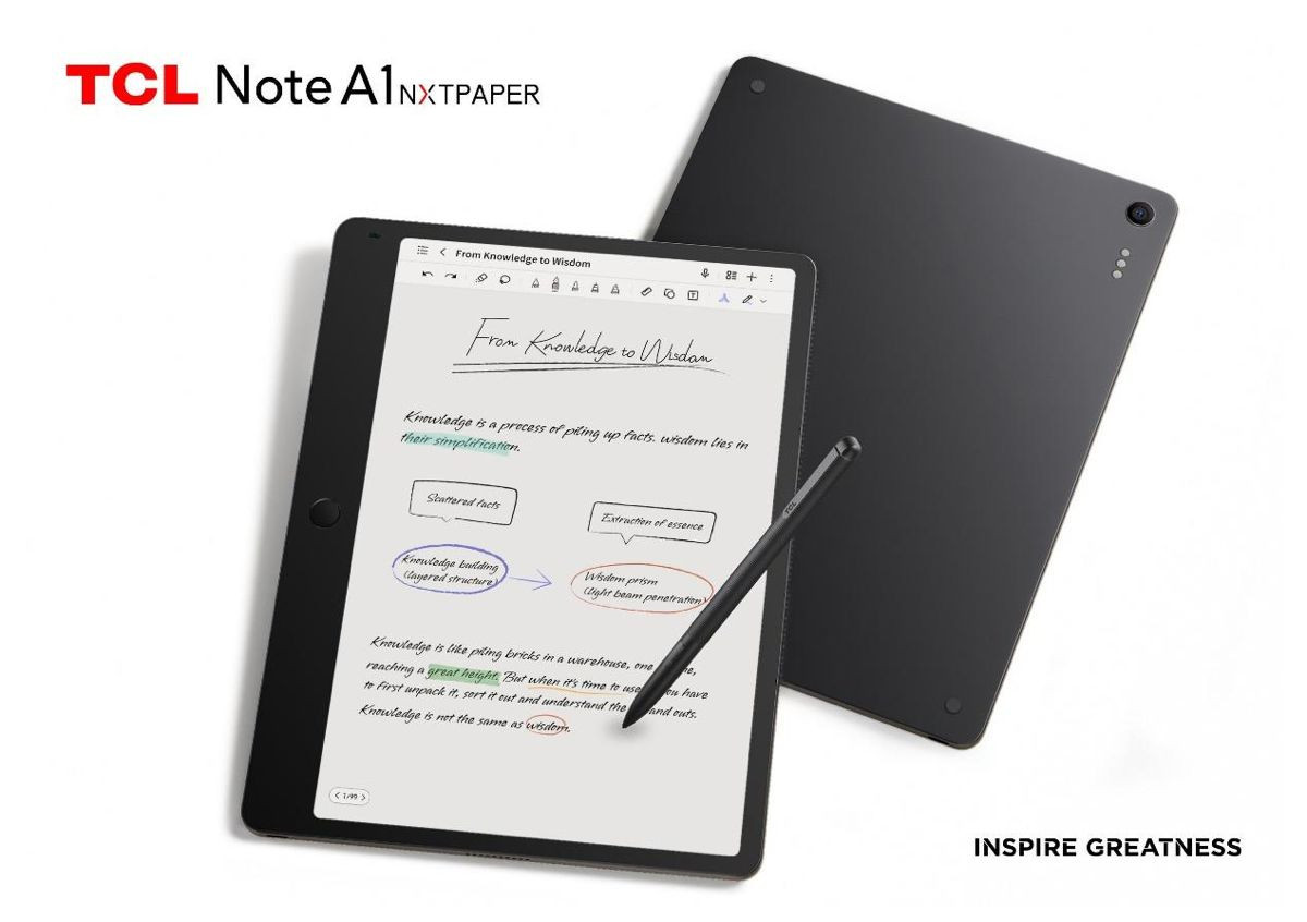 MWC 2026: Η TCL παρουσιάζει τα νέα tablets Note A1 NXTPAPER και TAB A1 Plus