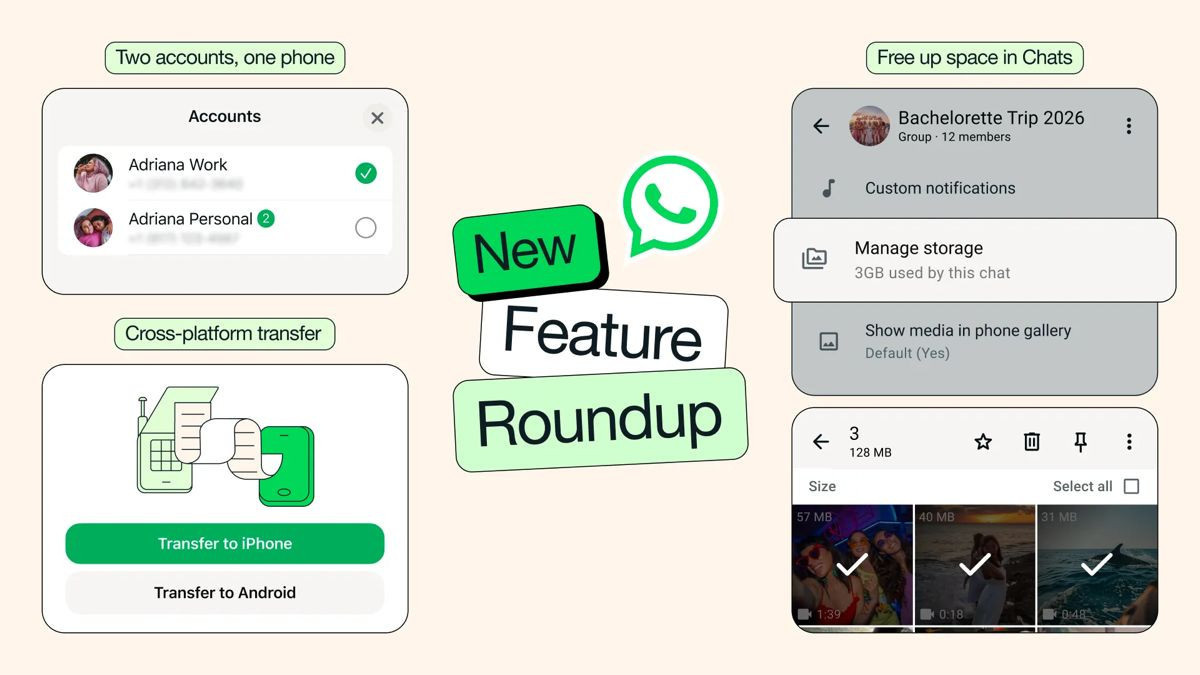 WhatsApp: Επίσημη υποστήριξη πολλαπλών λογαριασμών στο iOS