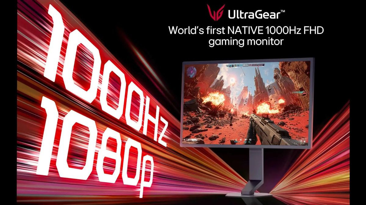 LG UltraGear 25G590B: Το πρώτο gaming monitor στα 1000Hz!