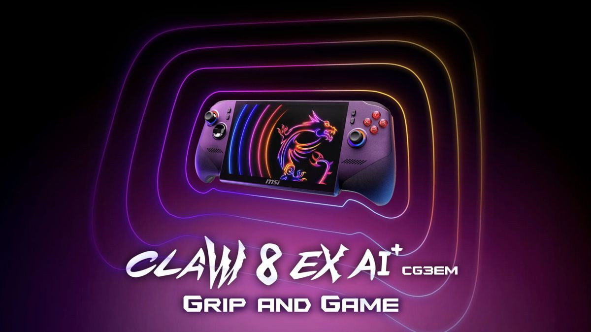 MSI Claw 8 EX AI+: Το φορητό gaming πιο ισχυρό από ποτέ με Intel Arc G3 Extreme και 32GB RAM