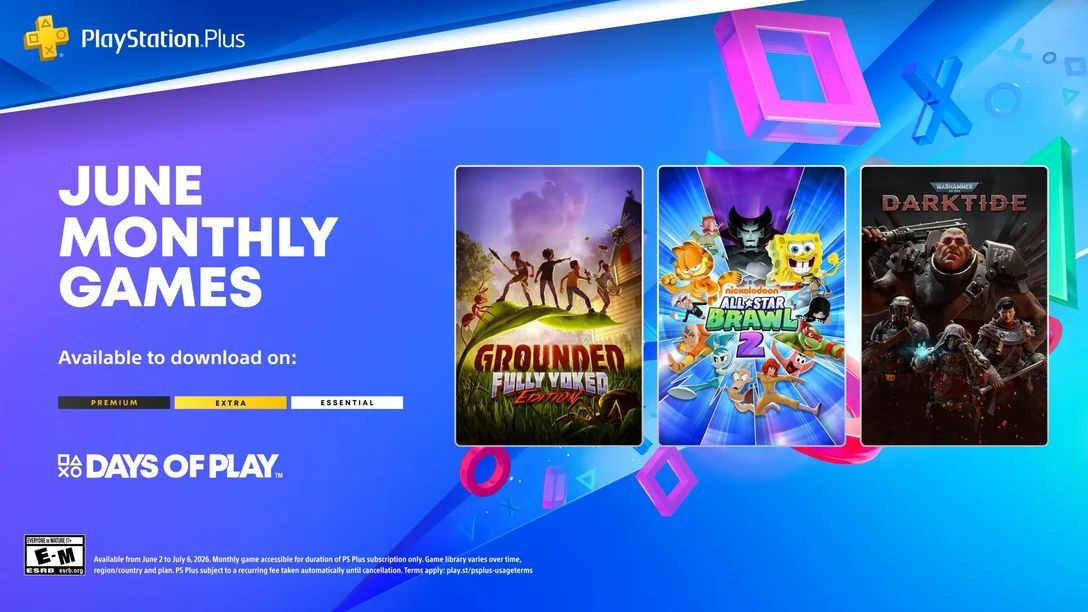 PS Plus: Αυτά είναι τα δωρεάν games για τον μήνα Ιούνιο 2026