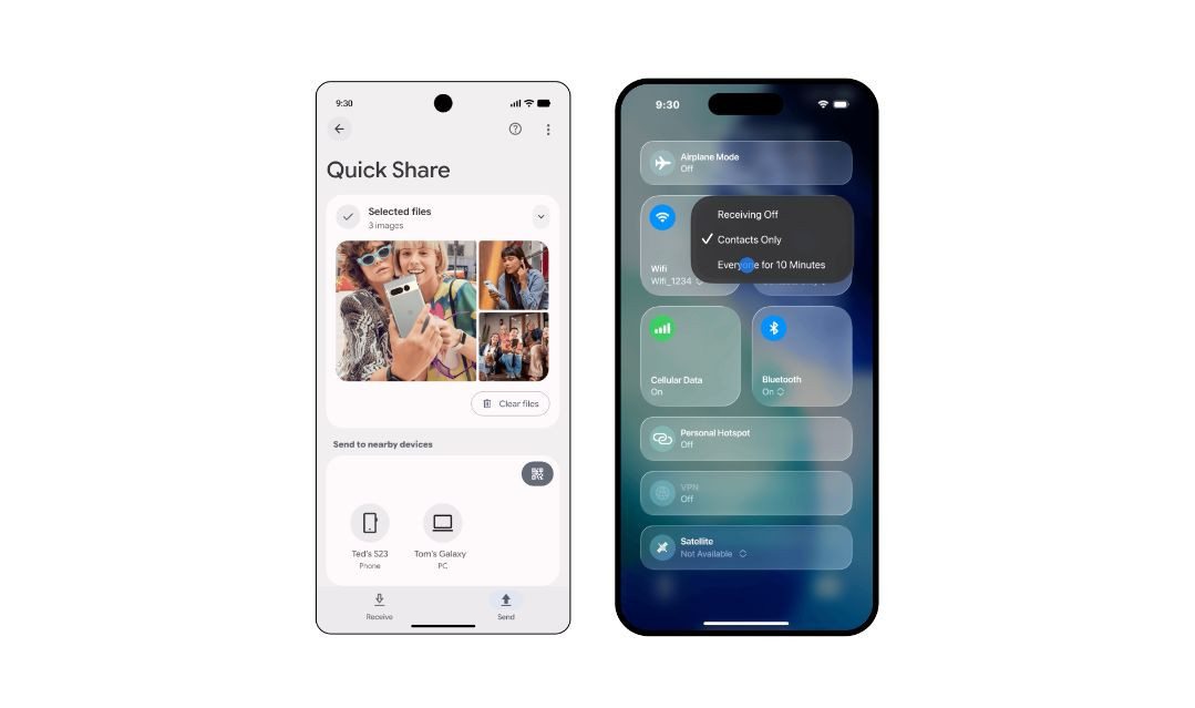 Το Quick Share της Google φέρνει υποστήριξη AirDrop σε περισσότερα Android smartphones