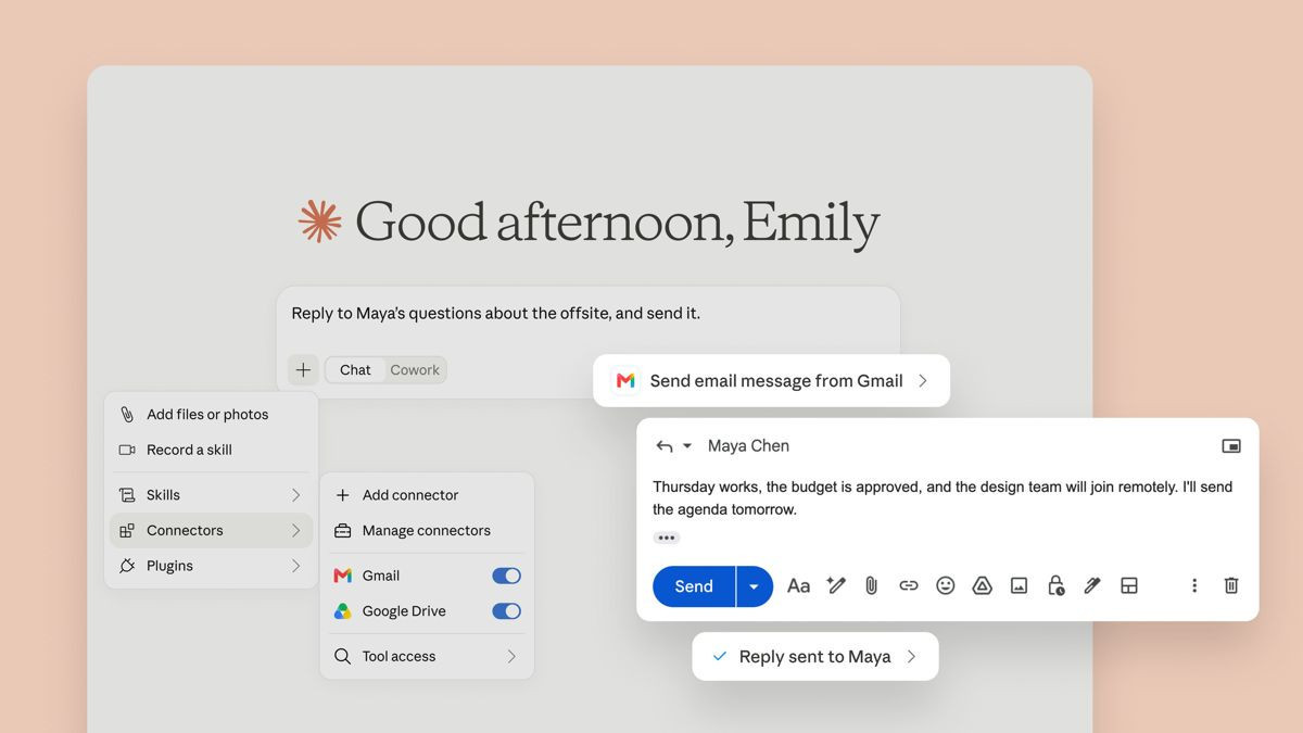 Το Claude αποκτά αυτόνομη πρόσβαση σε Gmail και Google Drive