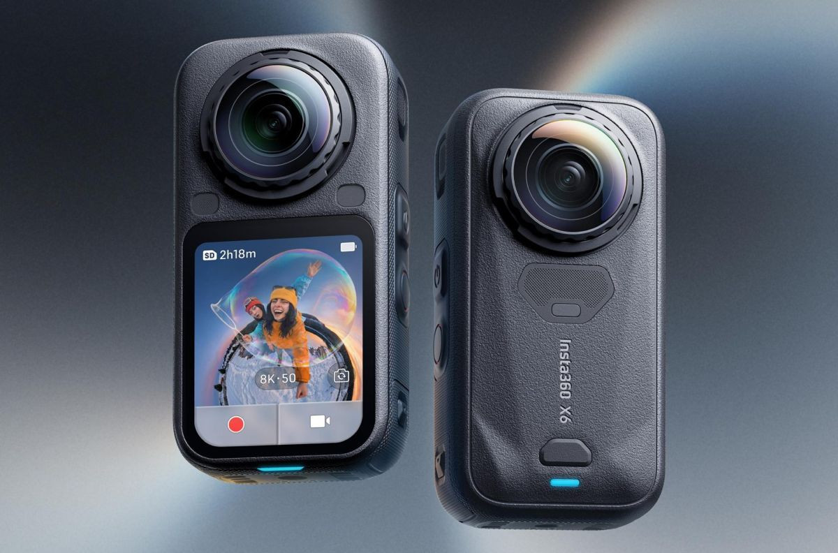 Insta360 X6: Νέα action κάμερα 360° με αισθητήρες 1/1.1 ιντσών, 8K / 50fps και AI Tracking