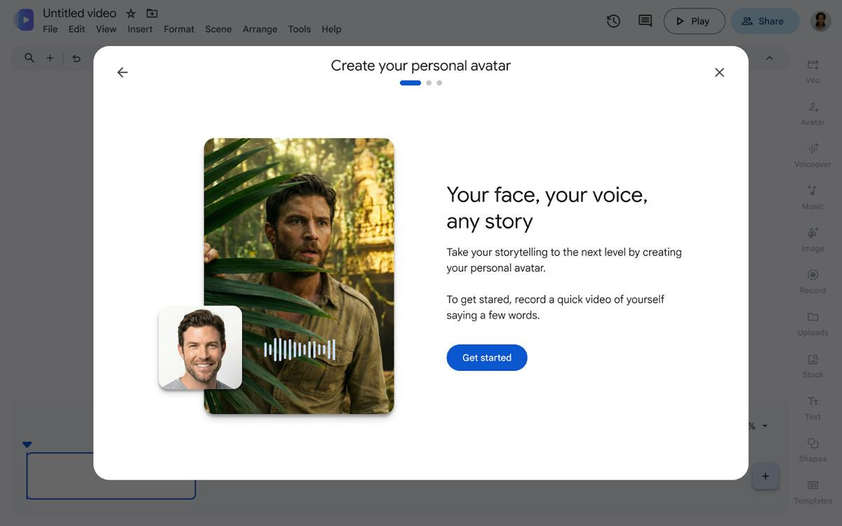 Google Vids: Νέες λειτουργίες AI για δημιουργία δικού σου ψηφιακού avatar για τα videos σου