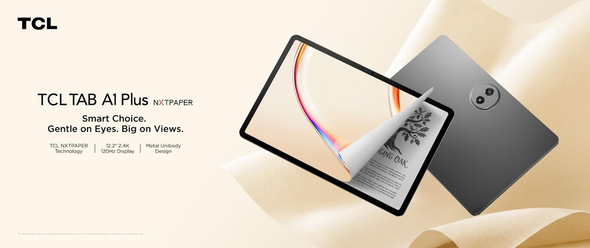 TCL TAB A1: Η νέα σειρά tablet με τεχνολογία NXTPAPER