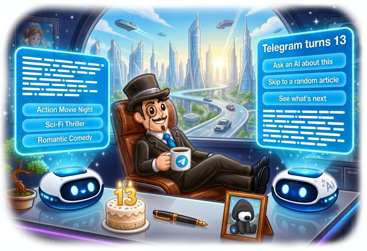 Το Telegram γιορτάζει 13 χρόνια λειτουργίας με μια πολύ μεγάλη αναβάθμιση