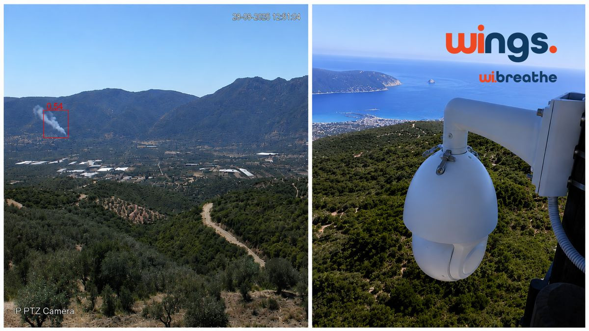 wi.breathe: Η Τεχνητή Νοημοσύνη της WINGS εντοπίζει πυρκαγιές σε λιγότερο από 1 λεπτό