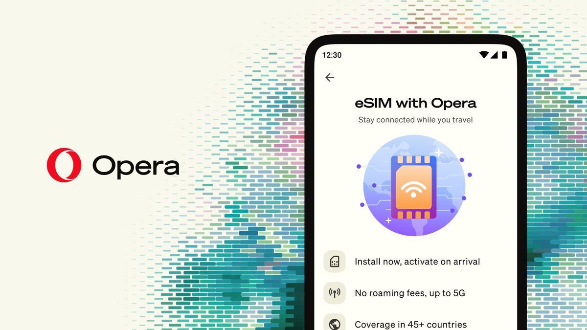 Opera για Android: Ενσωματώνει δωρεάν eSIM με 3GB δεδομένων για ταξίδια χωρίς roaming