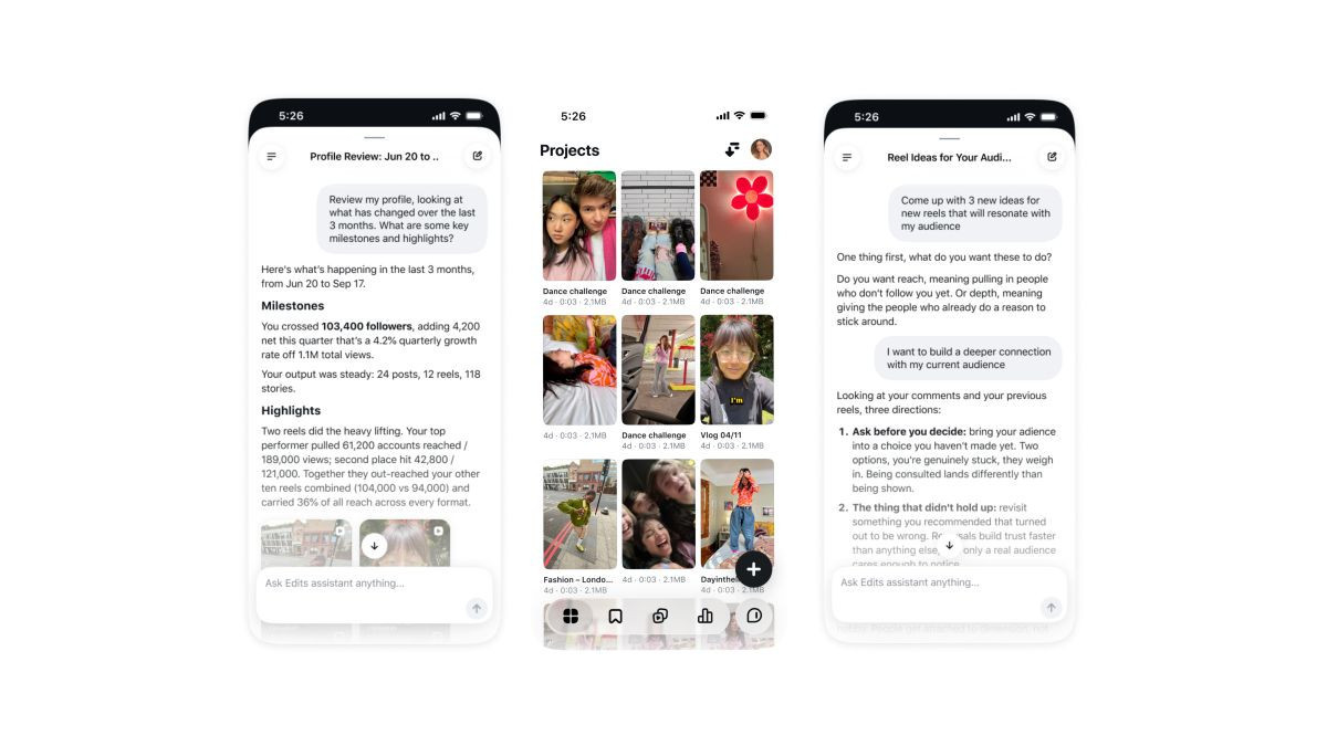 Νέος AI video editor στο Instagram για αυτόματο μοντάζ των Reels