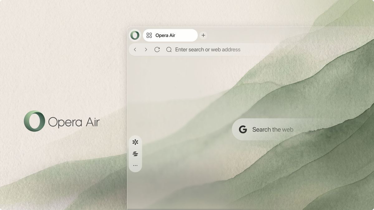 Νέος Opera Air: Δωρεάν VPN και λιτός σχεδιασμός χωρίς περισπασμούς