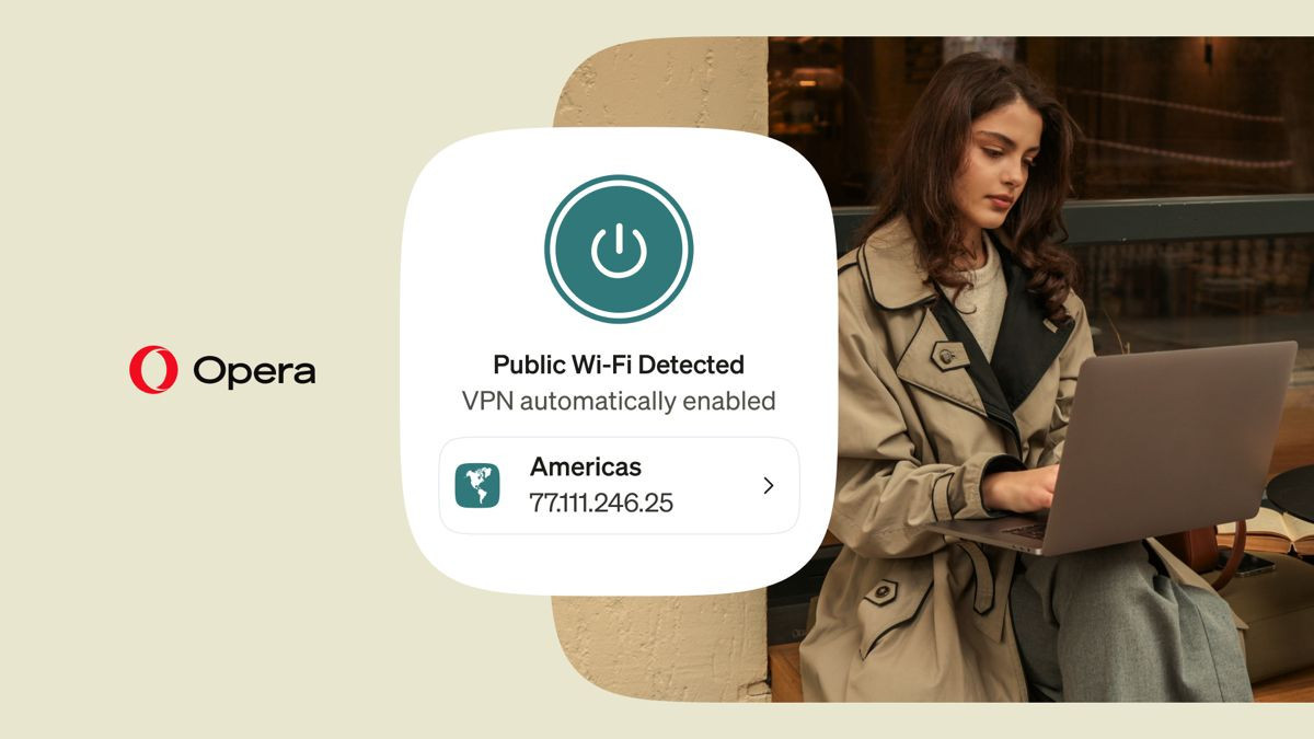 Ο Opera browser ενεργοποιεί δωρεάν VPN αυτόματα σε δημόσια Wi-Fi