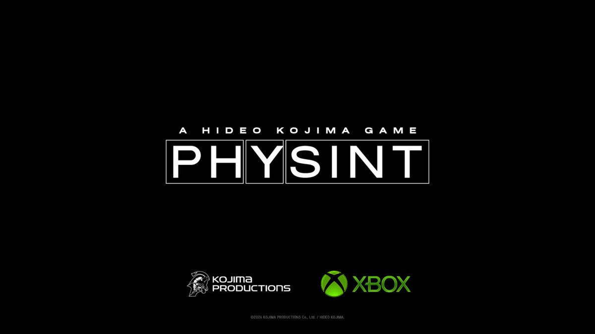 Επίσημο: Το Xbox αναλαμβάνει την έκδοση του κατασκοπευτικού τίτλου Physint του Hideo Kojima