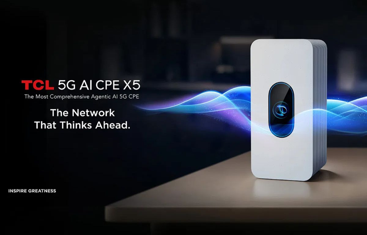 TCL 5G AI CPE X5: Νέο router με Agentic AI και ταχύτητες 7.01 Gbps