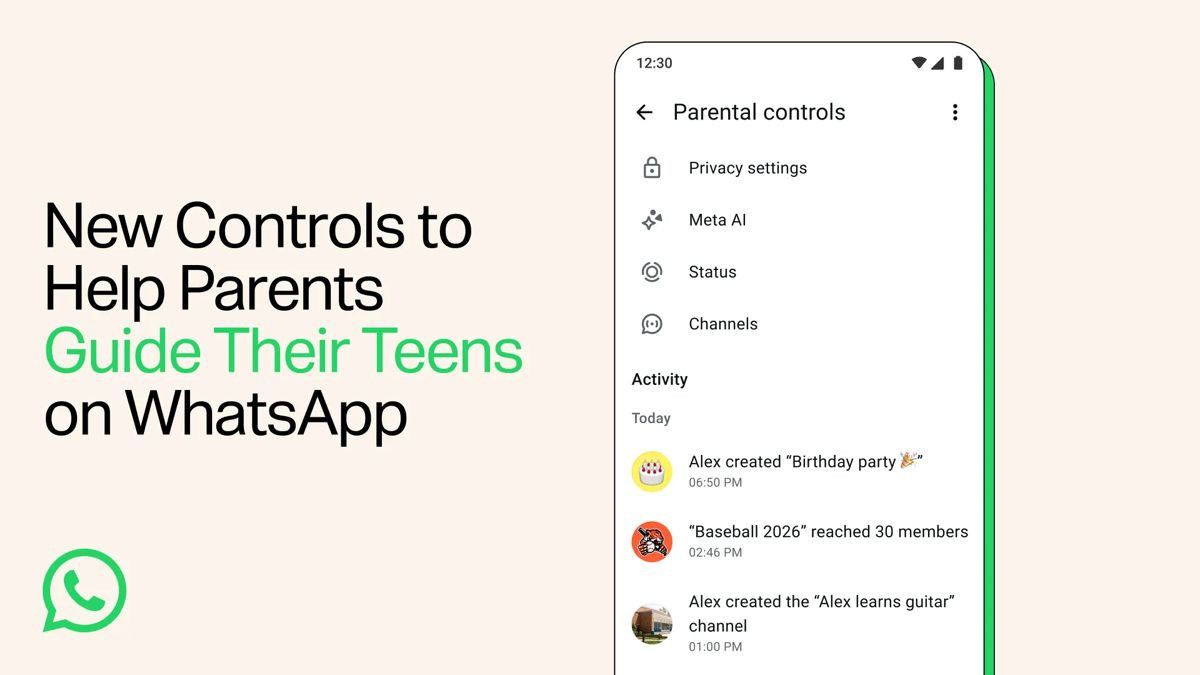 WhatsApp: Νέος γονικός έλεγχος για εφήβους με PIN και προστασία στο Meta AI