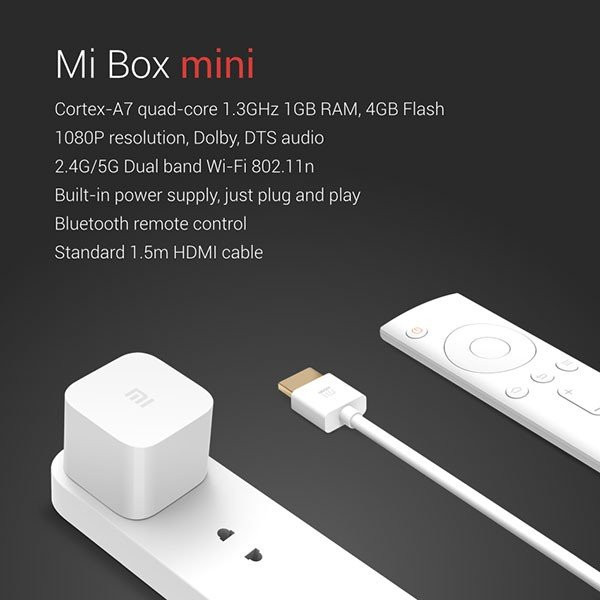Xiaomi Mi Box mini και Mi Headphones: Νέο media set-top box με απίστευτα μικρό μέγεθος και ακουστικά