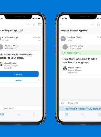 Adaptive Cards και Actionable Messages είναι οι νέες λειτουργίες στο Microsoft Outlook Mobile image