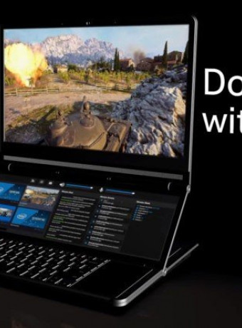 Intel Honeycomb Glacier: Ένα εντυπωσιακό laptop με δύο οθόνες και δύο μεντεσέδες image