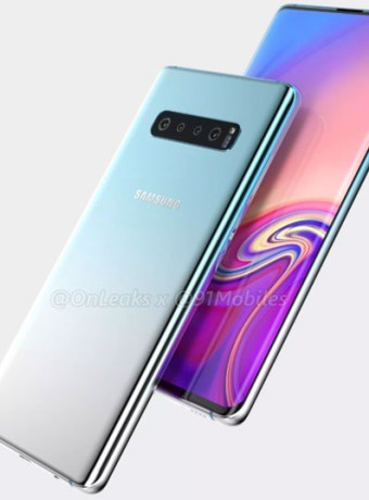 Samsung Galaxy S10+: Νέα renders μας δείχνουν τετραπλή κάμερα και οπή-χάπι image