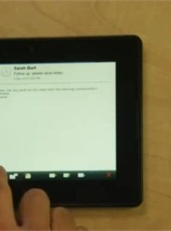 BlackBerry PlayBook Business video image