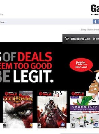 Η GameSpot εγκαινίασε το online κατάστημα της μέσα στο Facebook! image