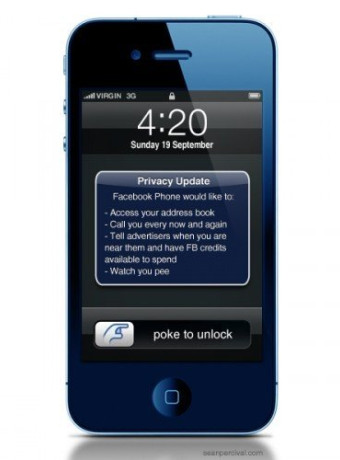 Η πρώτη φωτογραφία του Facebook Phone... image