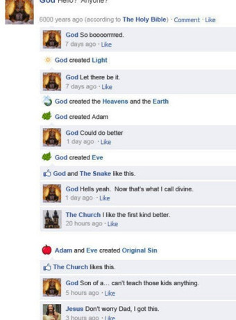 Εάν το Facebook υπήρχε από την αρχή του Κόσμου... image